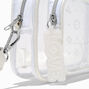 Status Icons Clear Camera Style Crossbody Bag,