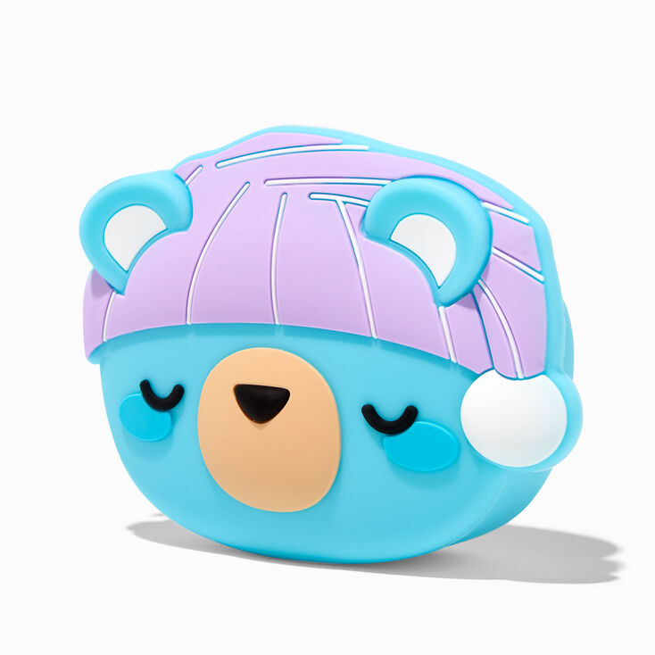 Sleepy Bear Jelly Coin Purse,