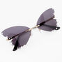 Butterfly Studded Gold Frame Sunglasses,