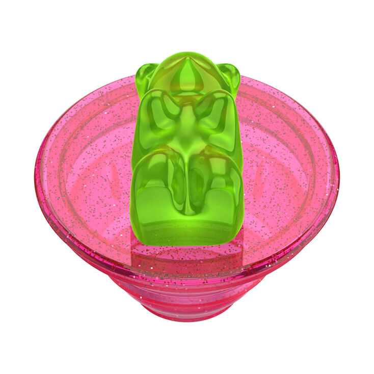 PopSockets&reg; PopGrip - Green Gummy Bear,
