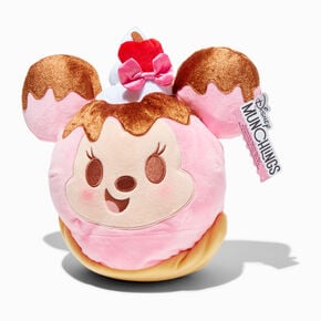 Disney Munchlings Squeeze-A-Munch Strawberry Sundae Waffle Bowl Minnie Mouse 10&#39;&#39; Plush Toy,