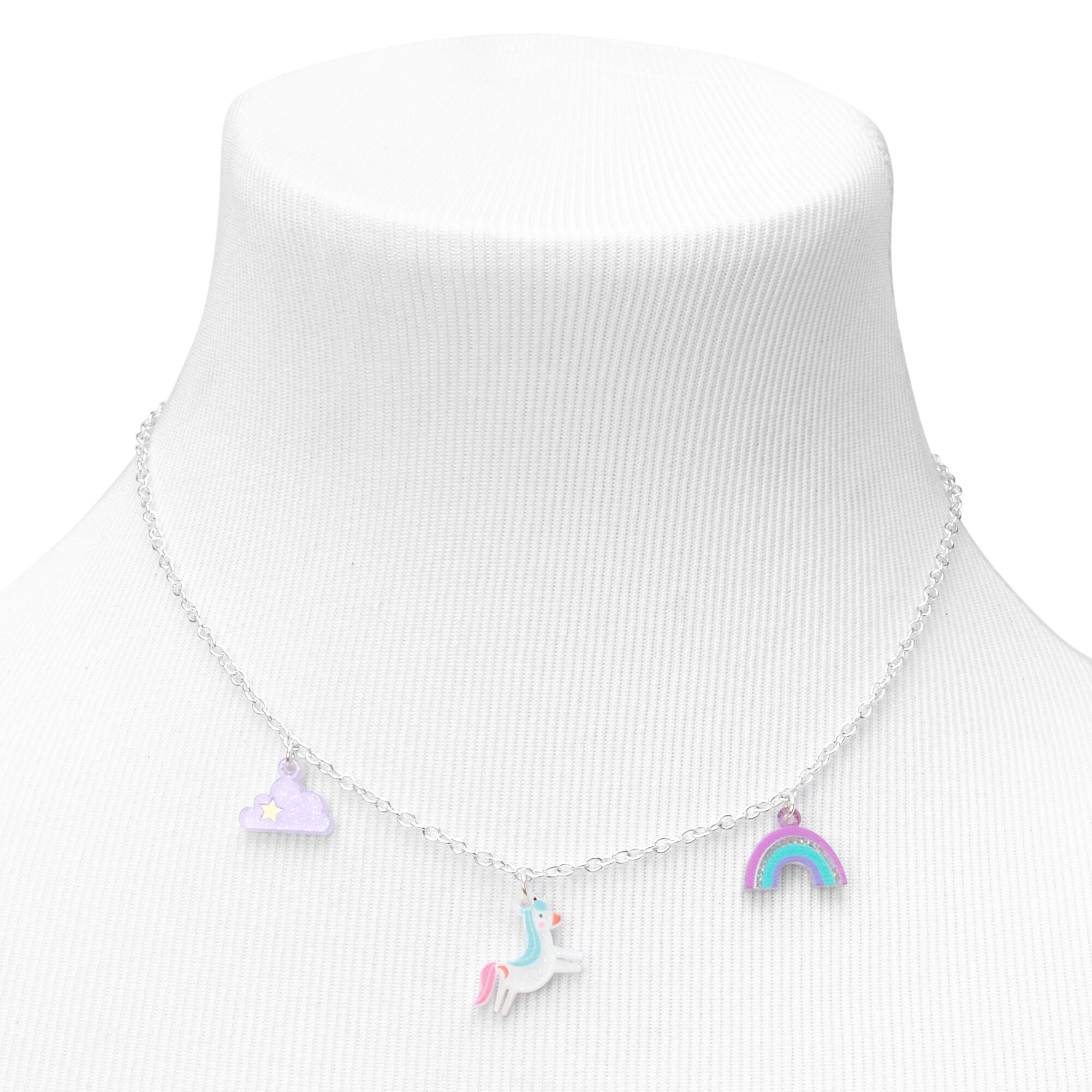Claire's Club Unicorns and Rainbows Jewelry Set - 3 Pack,
