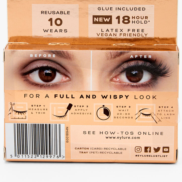 Eylure Fluttery Most Wanted Silk Effect False Lashes - Lust List,