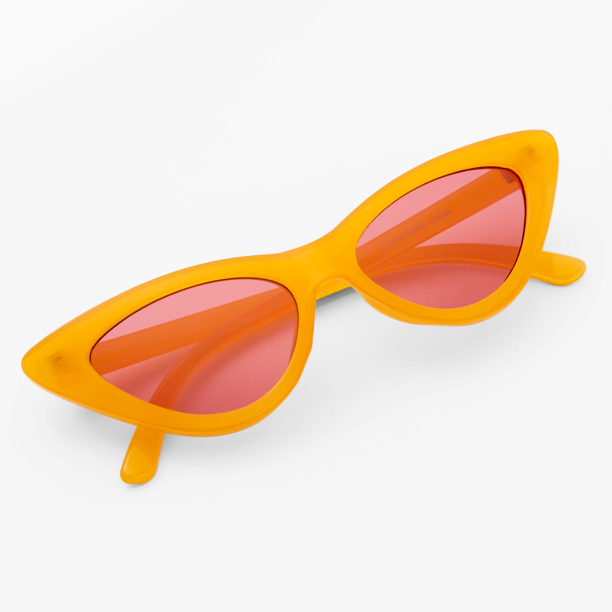 Retro orange sunglasses discount