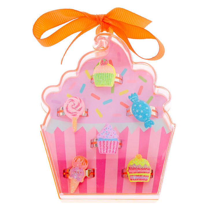 Claire S Club Sweet Treat Ring Set 6 Pack Claire S Us