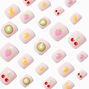 Fruit Salad Square Press On Faux Nail Set - 24 Pack,