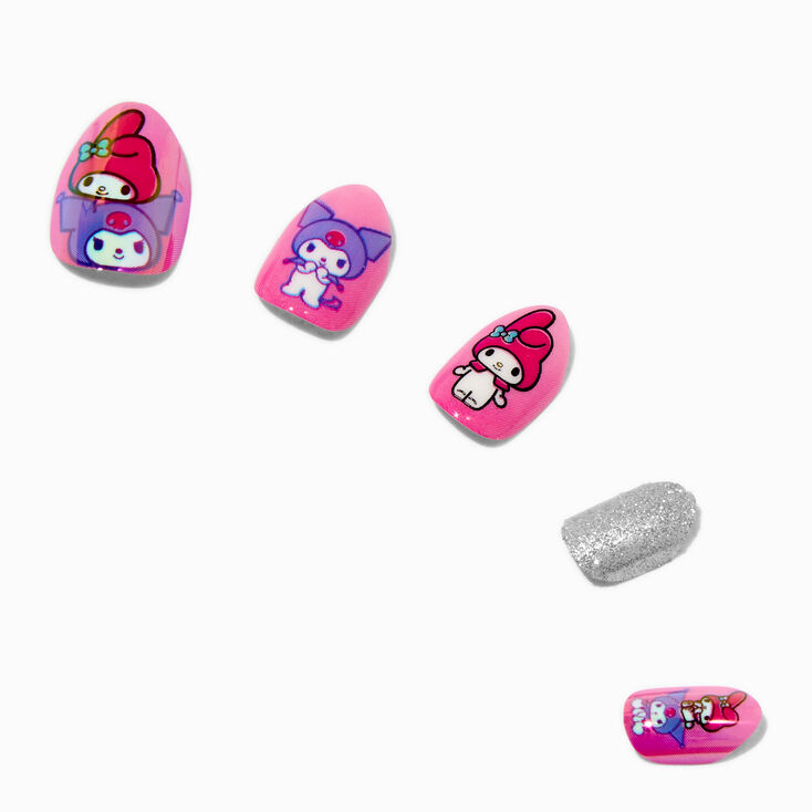 Sanrio&reg; Claire&#39;s Exclusive My Melody&trade; &amp; Kuromi&trade; Stiletto Press On Faux Nail Set - 20 Pack,