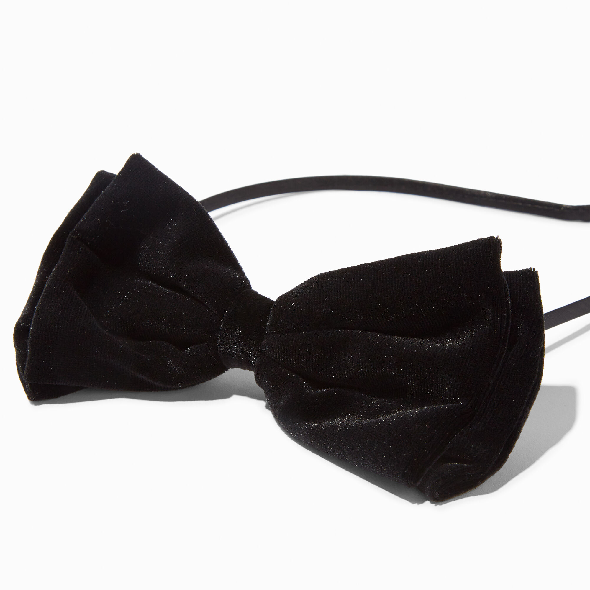 Black Velvet Bow Headband,