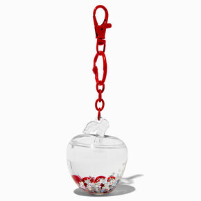 Apple Water-Filled Keyring,