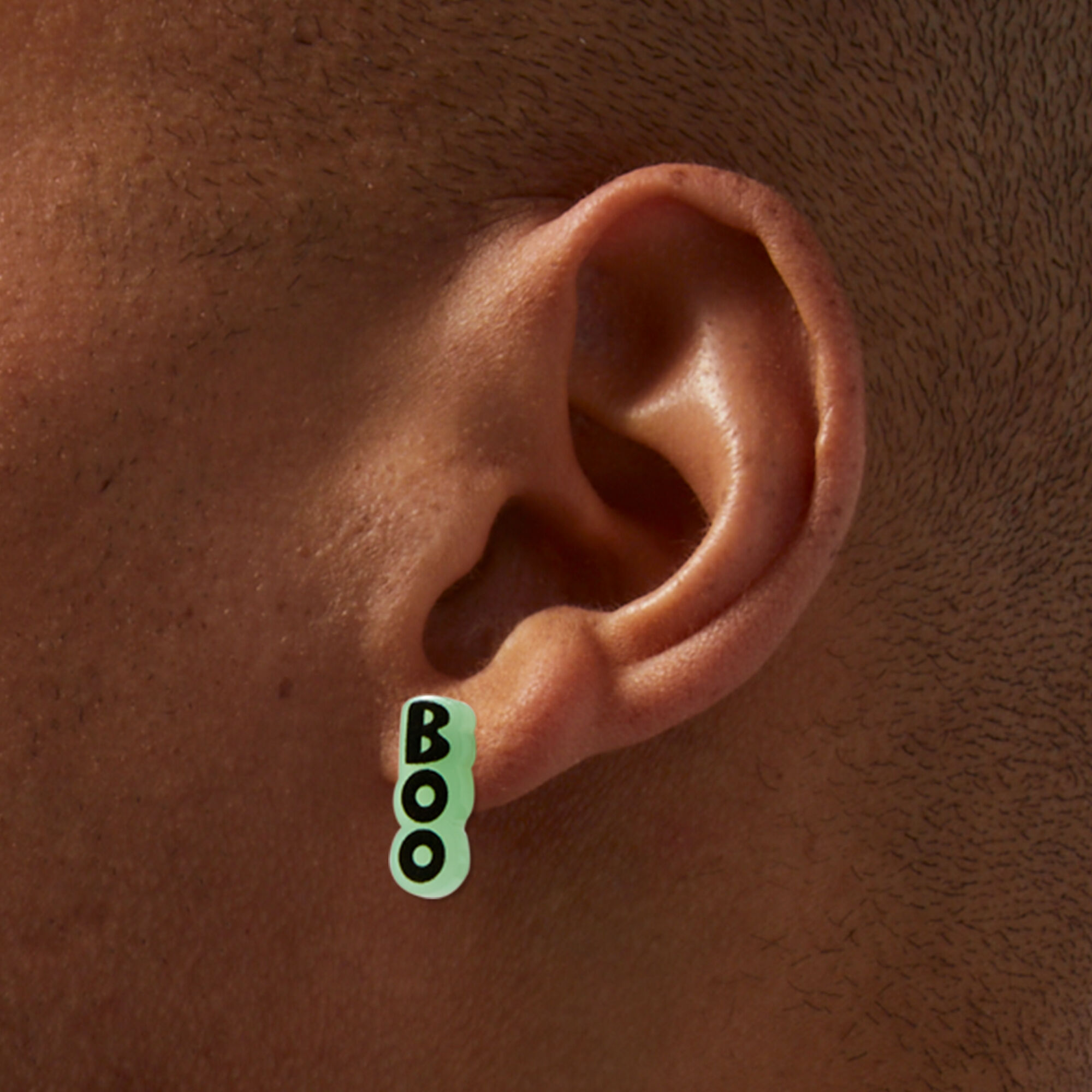 Ghost, Bat, & BOO Stud Earrings - 3 Pack,