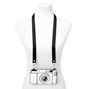 Black &amp; White Camera Silicone Phone Case with Lanyard - Fits iPhone 6/7/8 SE,
