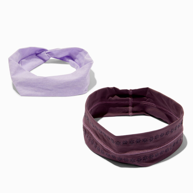 Purple Athletic Headwraps - 2 Pack,