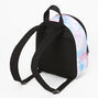 Pink And Blue Tie Dye Small Backpack,