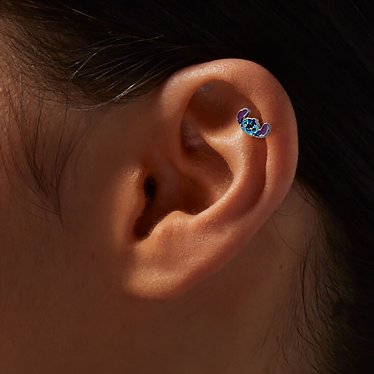 Disney Stitch Claire&#39;s Exclusive 16G Threadless Cartilage Earring,