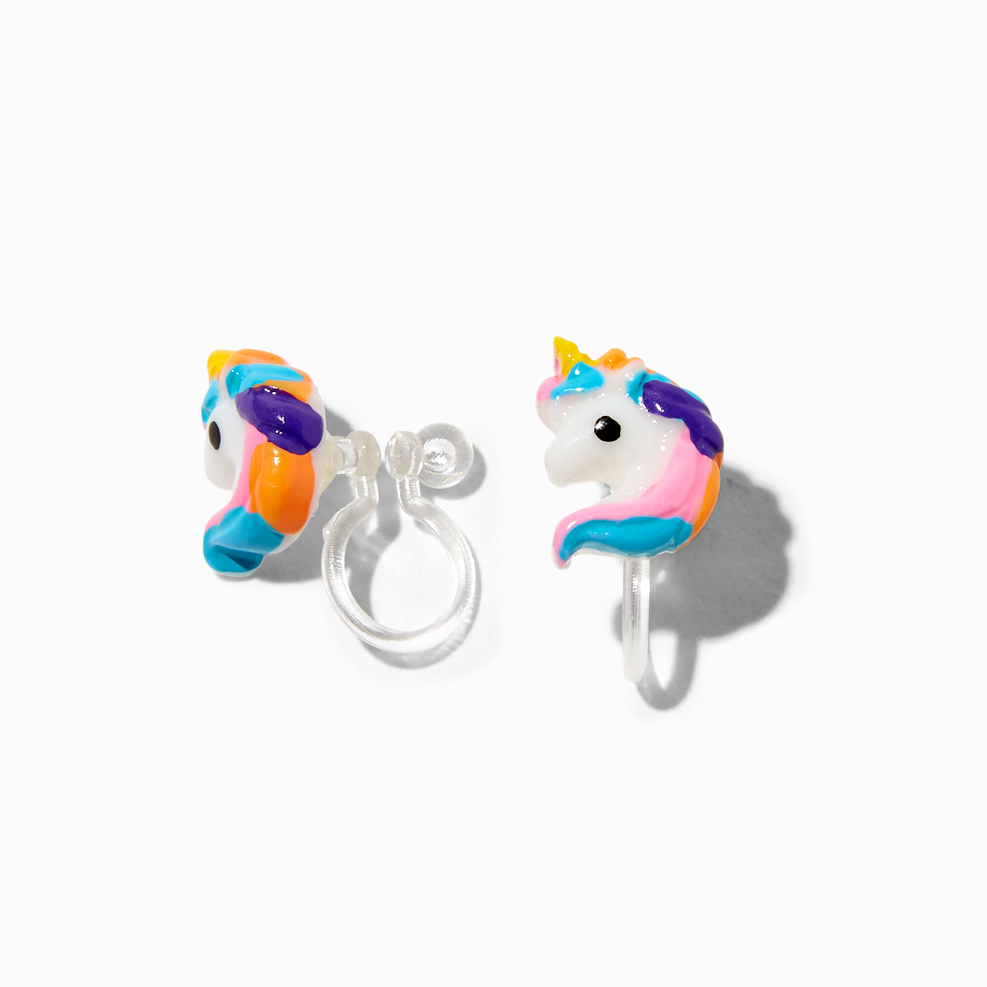Buy Hifot 20 Pairs Unicorn Clip on Earrings for Kids Cute Colorful Unicorn  Clip on Ear Rings Toddler Girls Princess Pretend Play Dress Up Jewelry at  Amazonin