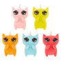 Rainbow Unicorn Cat Erasers - 5 Pack,