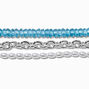 Blue Mermaid Pearl Multi-Strand Bracelet ,