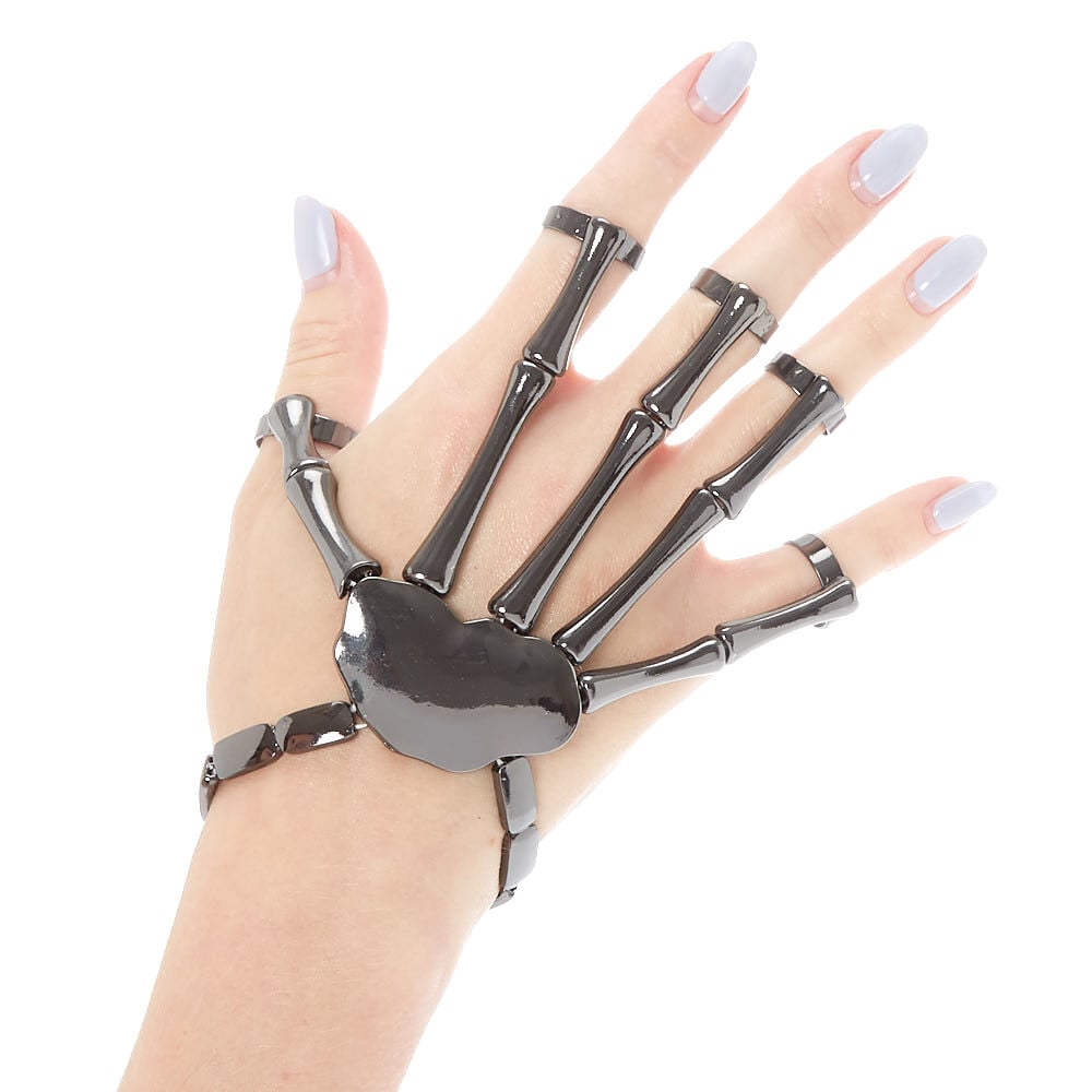 Skeleton hand bracelet hot topic discount