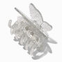 Silver Glitter Butterfly Hair Claw,