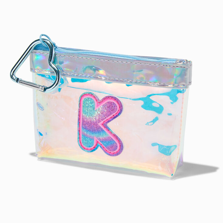 Holographic Initial Coin Purse - K,