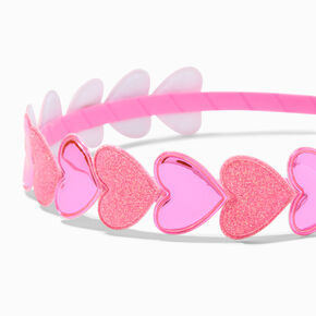 Claire&#39;s Club Pink Heart &amp; Pearl Headbands - 3 Pack,