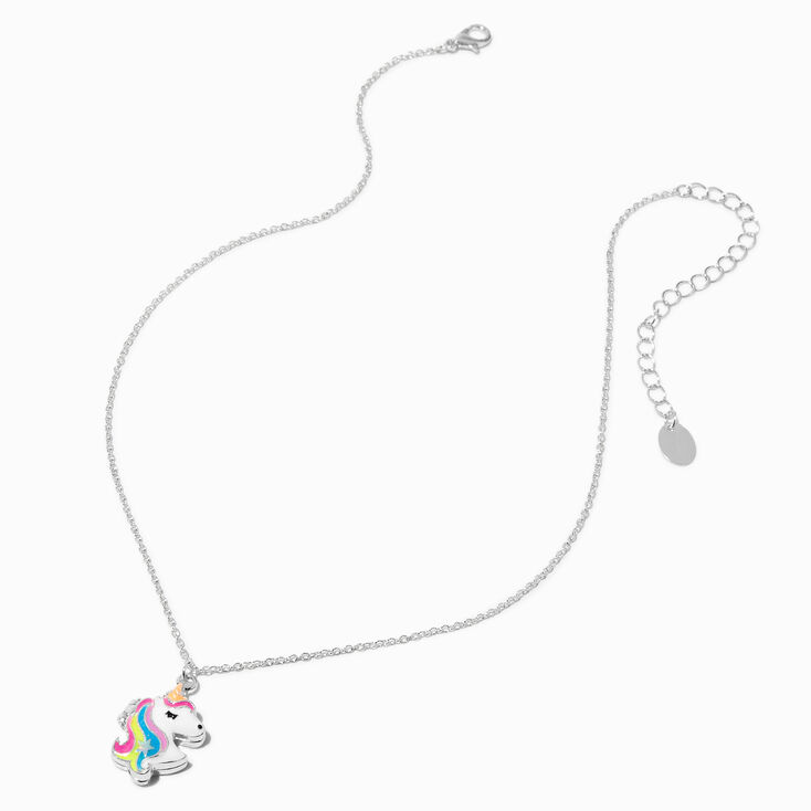 Glow in the Dark Unicorn Locket Necklace,