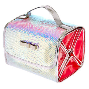 Holographic Roll Travel Makeup Bag,