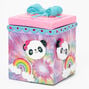 Glitter Panda Trinket Keepsake Box - Rainbow,