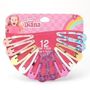 Love, Diana&trade; Snap Hair Clips - 12 Pack,