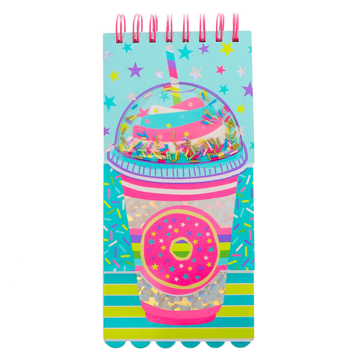 Claire's Carnet de notes à plusieurs couches frappé avec donut et vermicelles