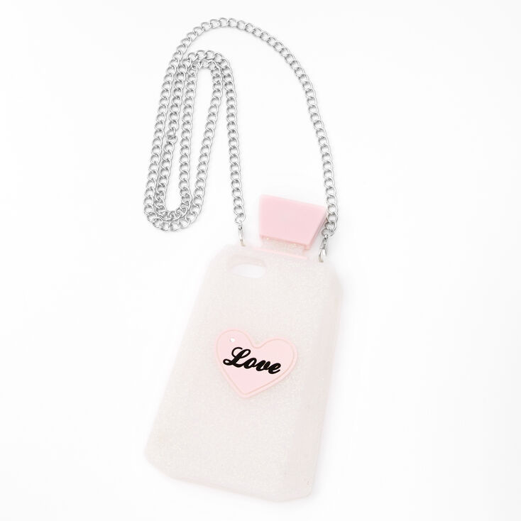 Perfume Bottle Phone Case with Chain - Fits iPhone 6/7/8/SE,