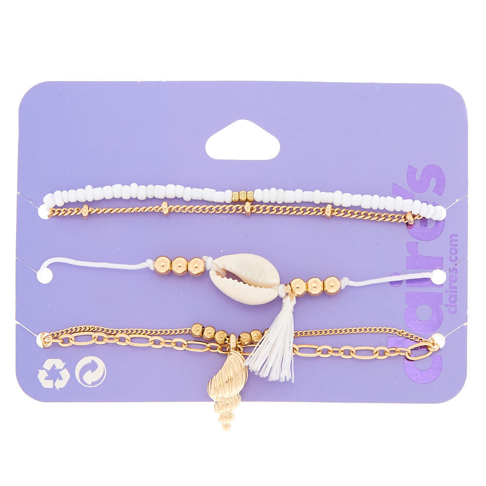 Claire's shell anklet hotsell