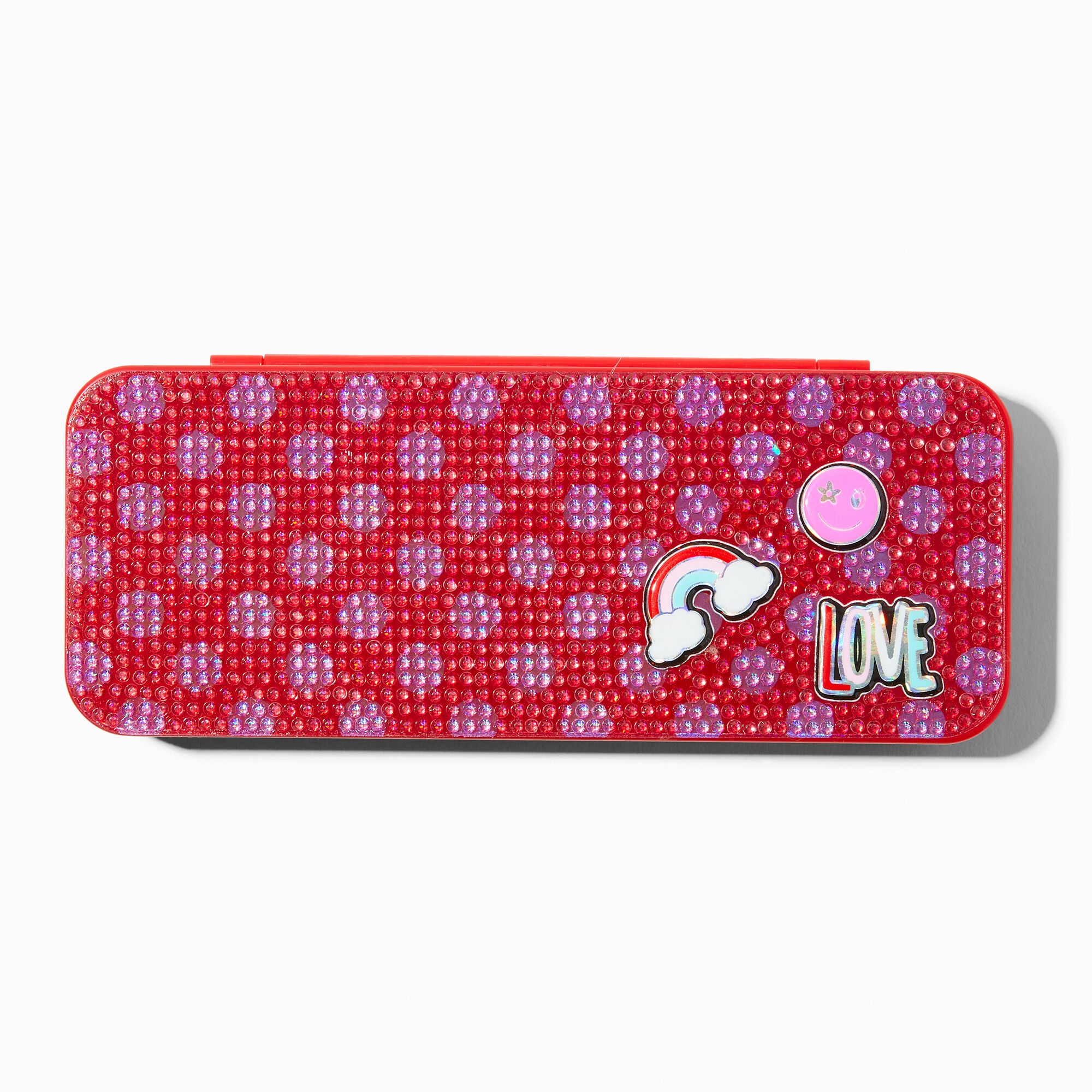 View Claires Pink Polka Dots Bling Makeup Palette Red information