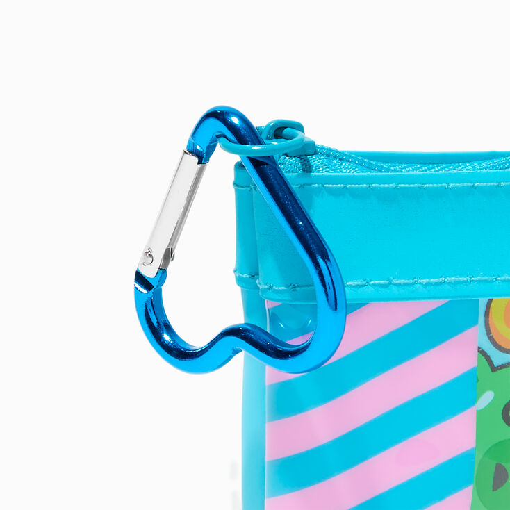 Porte-monnaie bleu bonbon,