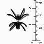 Black Spider Front &amp; Back Stud Earrings,