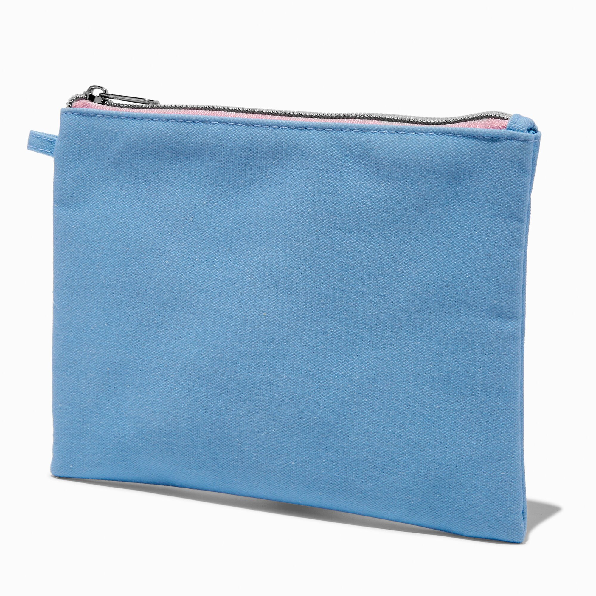 DIY Blue Nylon Pouch