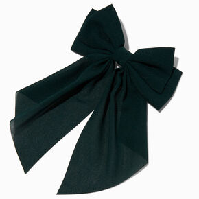 Dark Green Hair Bow Clip,