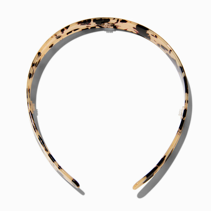Blonde Tortoiseshell Plastic Headband,