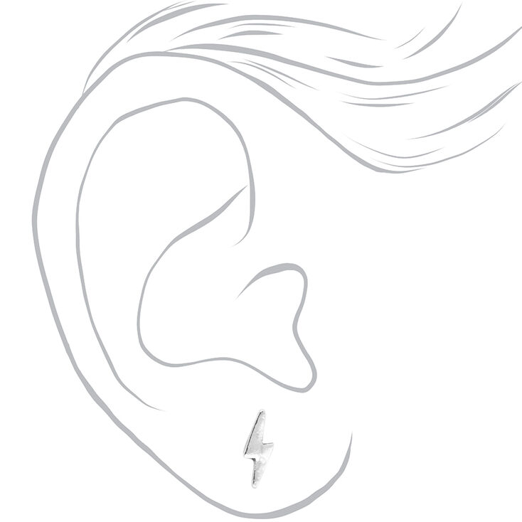 Silver Mystical Magnetic Stud Earrings - 6 Pack,