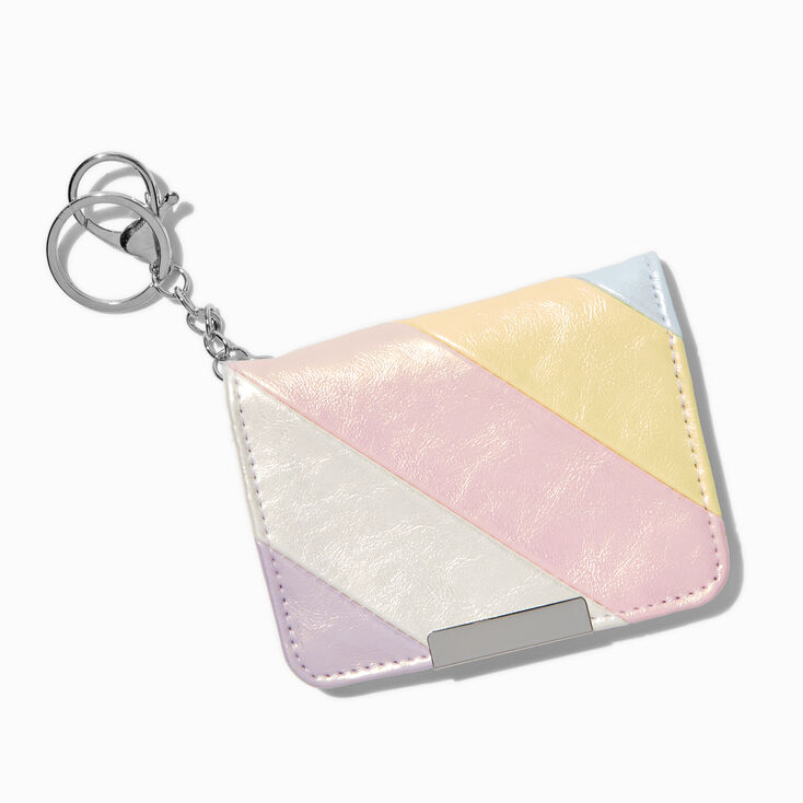 Uptown Striped Credit Card Case,