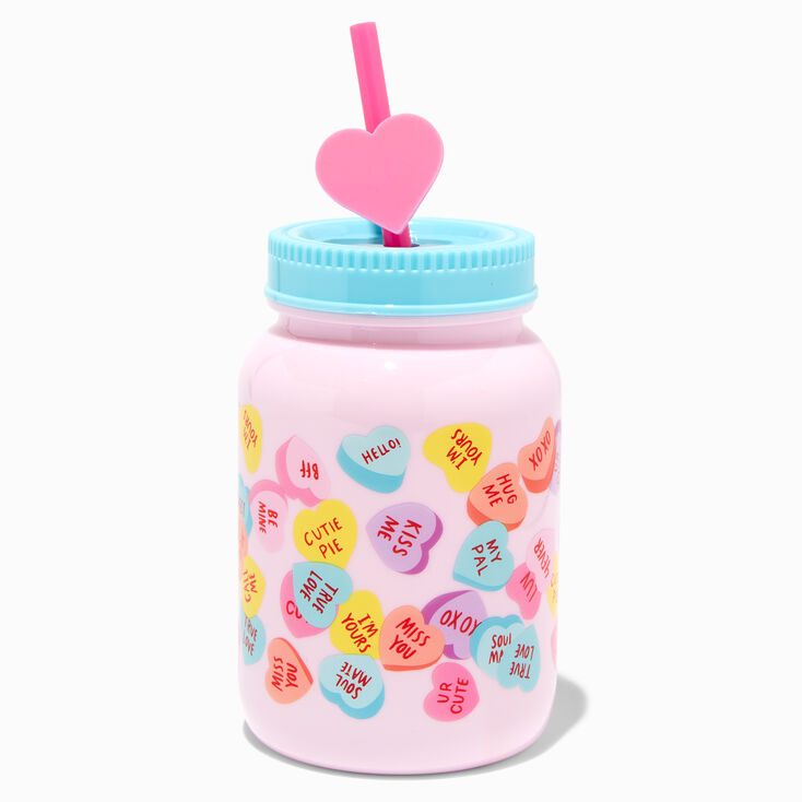 Valentine&#39;s Day Conversation Hearts Mini Tumbler,