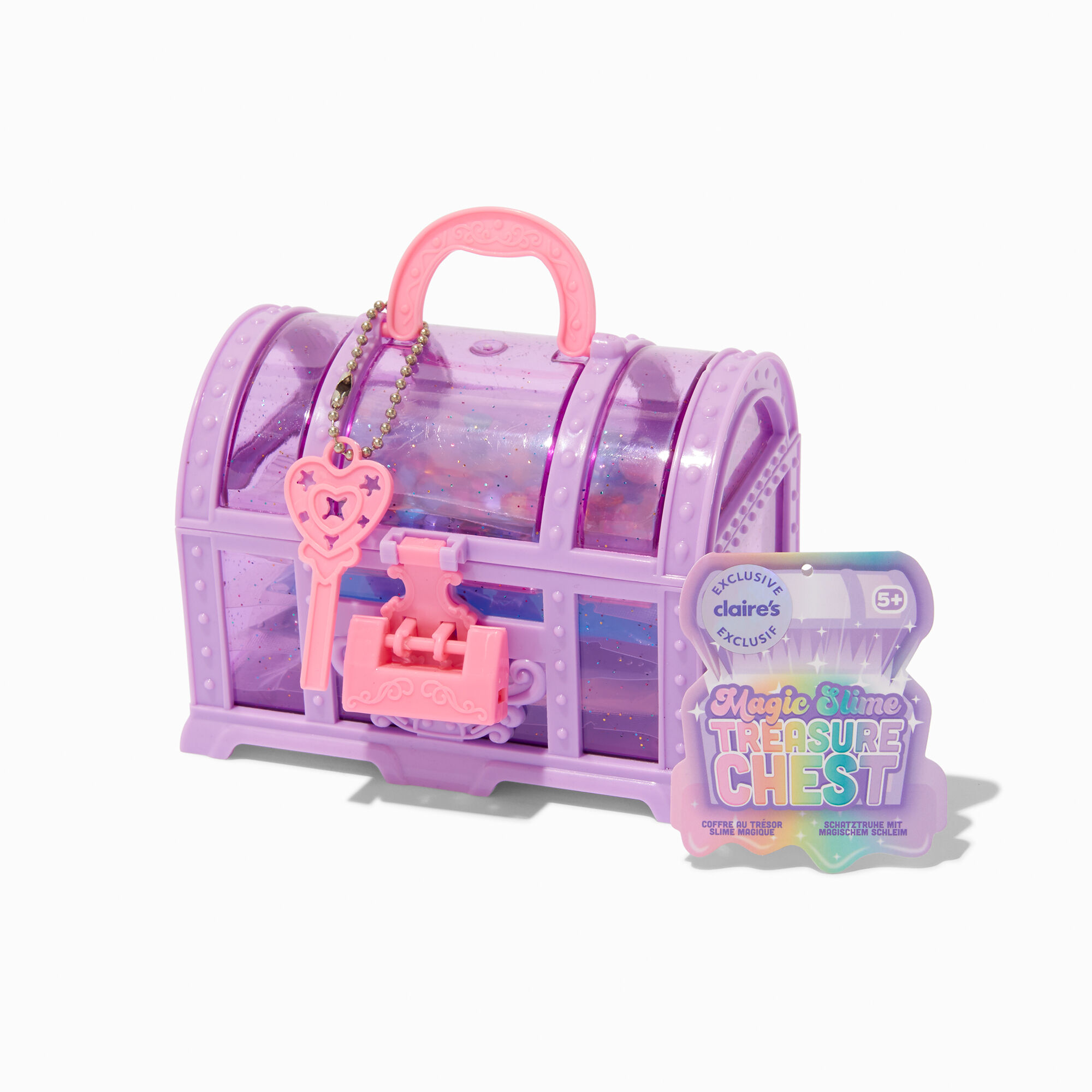 Claire's Coffre au trésor slime magique en exclusivité chez Claire’s – Les modèles peuvent varier