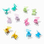 Bright Butterfly Mini Hair Claws - 12 Pack,