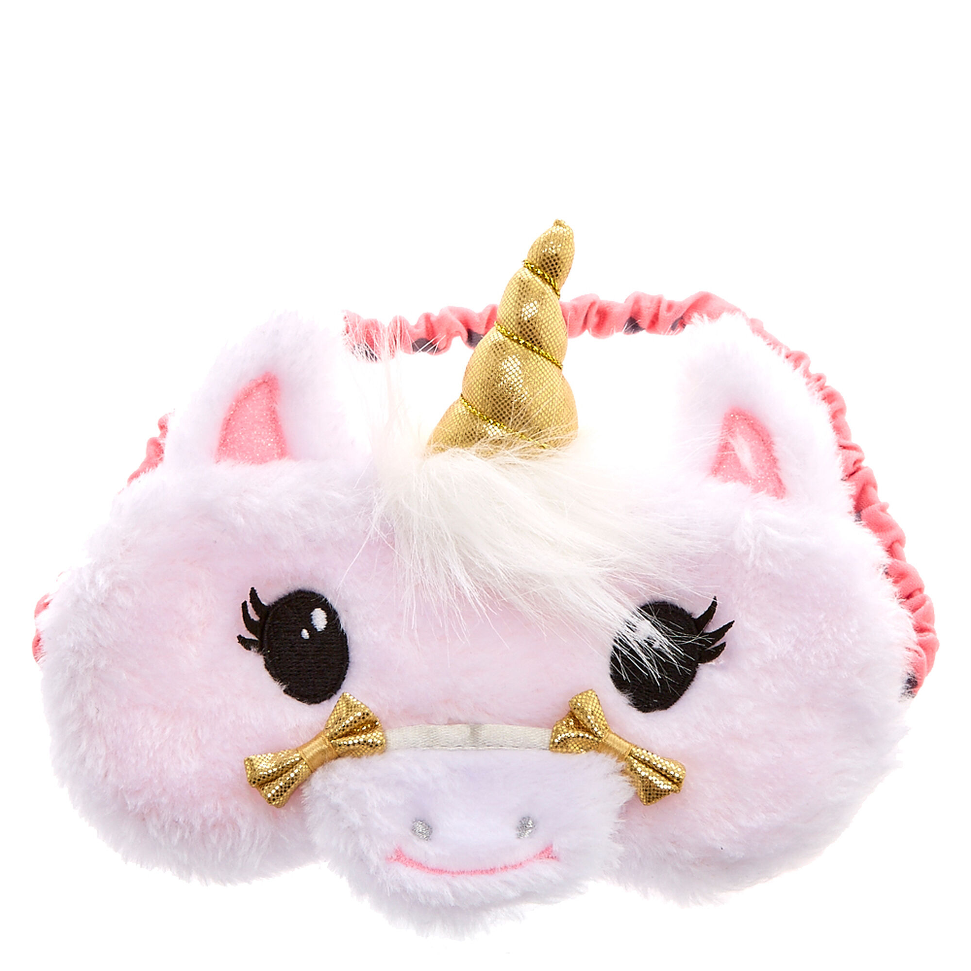 Claire S Club Plush Unicorn Sleeping Mask Claire S