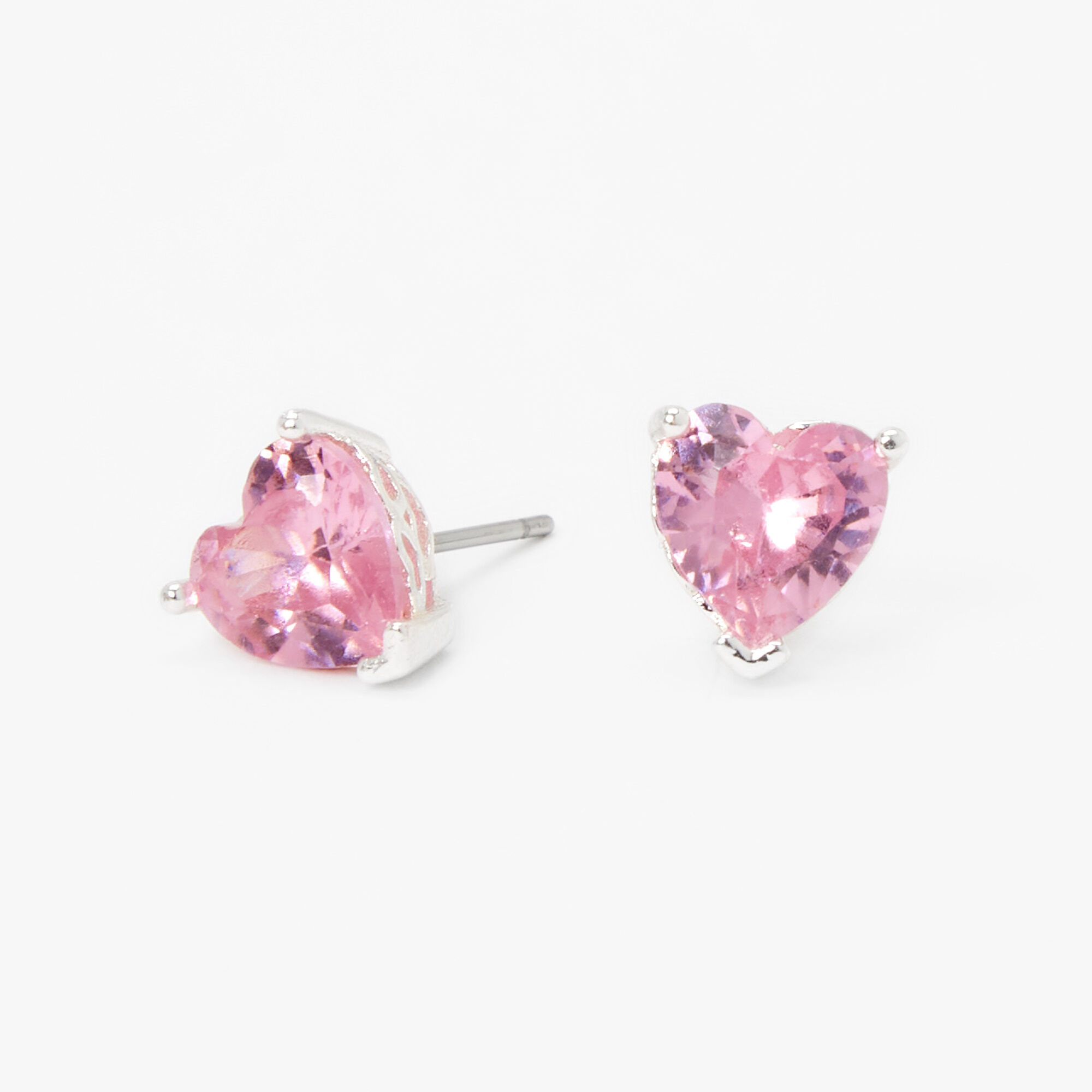 Claire's heart cheap earrings