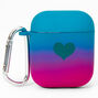 Ombre Heart Silicone Earbud Case Cover - Compatible With Apple AirPods&reg;,