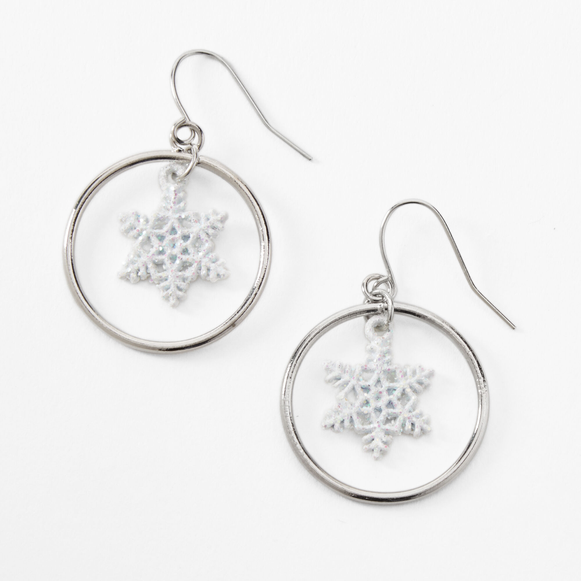Claire's snowflake outlet earrings
