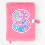 Bejeweled Initial Fuzzy Lock Diary - S,