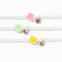 Best Friends Daisy Pearl Stretch Bracelets - 3 Pack,