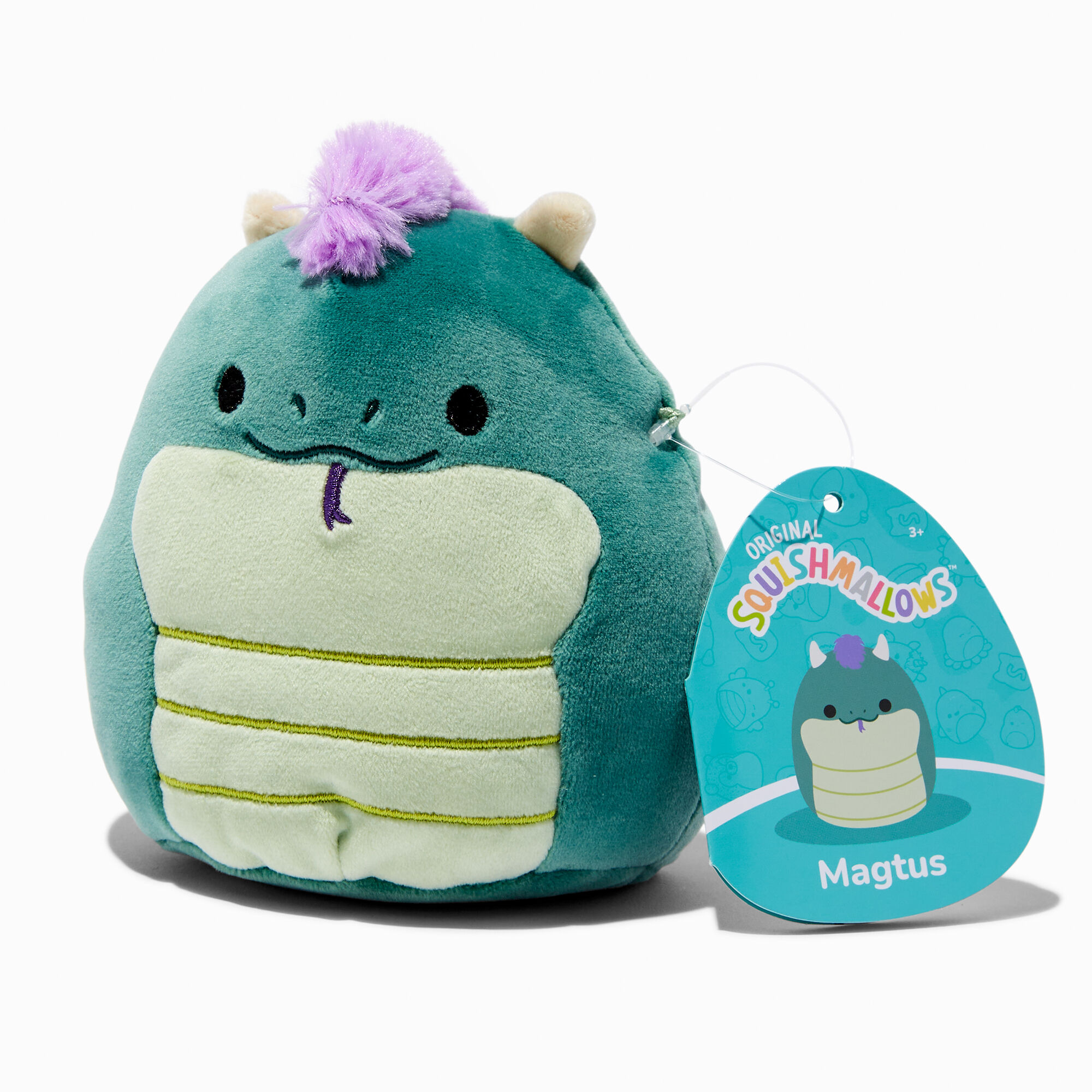 View Claires Squishmallows 5 Magtus Basilisk Soft Toy information